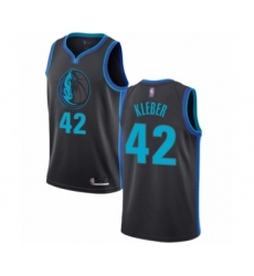 Youth Dallas Mavericks #42 Maxi Kleber Swingman Charcoal Basketball Jersey - City Edition