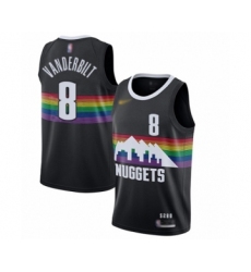 Women's Denver Nuggets #8 Jarred Vanderbilt Swingman Black Basketball Jersey - 2019 20 City Edition