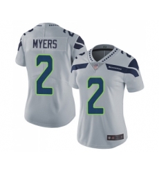 Women's Seattle Seahawks #2 Jason Myers Grey Alternate Vapor Untouchable Limited Player Football Jersey