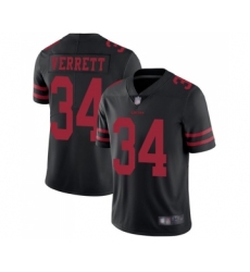 Youth San Francisco 49ers #34 Jason Verrett Black Vapor Untouchable Limited Player Football Jersey