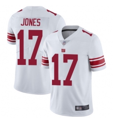 Nike New York Giants #17 Daniel Jones White Men's Stitched NFL Vapor Untouchable Limited Jersey