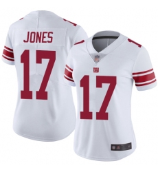 Women's Nike New York Giants #17 Daniel Jones White Stitched NFL Vapor Untouchable Limited Jersey