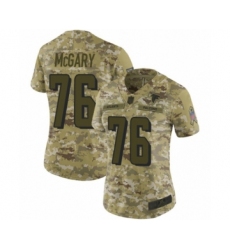 Women's Atlanta Falcons #76 Kaleb McGary Limited Camo 2018 Salute to Service Football Jersey