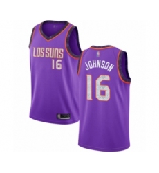 Women's Phoenix Suns #16 Tyler Johnson Swingman Purple Basketball Jersey - 2018 19 City Edition
