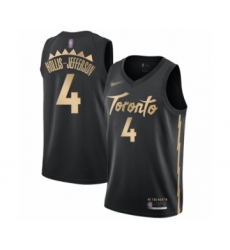 Youth Toronto Raptors #4 Rondae Hollis-Jefferson Swingman Black Basketball Jersey - 2019 20 City Edition