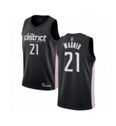 Youth Washington Wizards #21 Moritz Wagner Swingman Black Basketball Jersey - City Edition