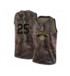 Men's New York Knicks #25 Reggie Bullock Swingman Camo Realtree Collection Basketball Jersey
