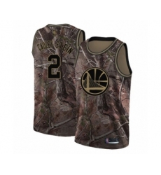 Men's Golden State Warriors #2 Willie Cauley-Stein Swingman Camo Realtree Collection Basketball Jersey