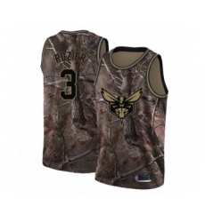 Men's Charlotte Hornets #3 Terry Rozier Swingman Camo Realtree Collection Basketball Jersey