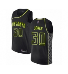 Youth Atlanta Hawks #30 Damian Jones Swingman Black Basketball Jersey - City Edition