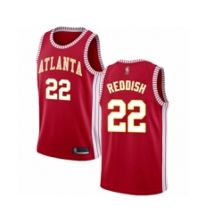 Women's Atlanta Hawks #22 Cam Reddish Authentic Red Basketball Jersey Statement Edition