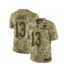 Men's San Francisco 49ers #13 Richie James Limited Camo 2018 Salute to Service Football Jersey
