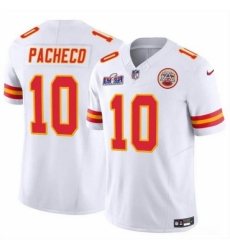 Youth Kansas City Chiefs #15 Patrick Mahomes White 2023 F U S E Vapor Untouchable Limited Stitched 2024 Super Bowl LVIII Jersey