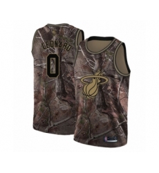 Youth Miami Heat #0 Meyers Leonard Swingman Camo Realtree Collection Basketball Jersey