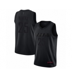 Men's Houston Rockets #25 Austin Rivers Swingman Black MVP Basketball Jersey