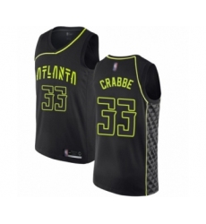 Youth Atlanta Hawks #33 Allen Crabbe Swingman Black Basketball Jersey - City Edition