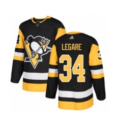 Youth Pittsburgh Penguins #34 Nathan Legare Authentic Black Home Hockey Jersey