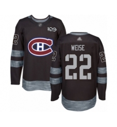 Men's Montreal Canadiens #22 Dale Weise Authentic Red USA Flag Fashion Hockey Jersey