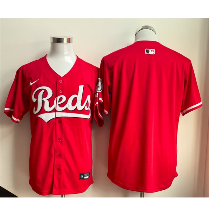 Men's Cincinnati Reds Blank Red Limited Stitched Baseball Jersey