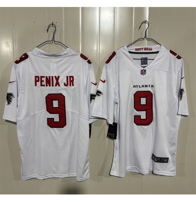 Men's Atlanta Falcons #9 Michael Penix Jr. White 2026 New Vapor Untouchable Limited Football Stitched Jersey