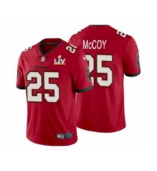 Men's Tampa Bay Buccaneers #25 LeSean McCoy White 2021 Super Bowl LV Jersey
