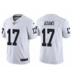 Men's Oakland Raiders #17 Davante Adams White Vapor Limited Stitched Jersey
