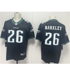 Men's Philadelphia Eagles #26 Saquon Barkley Black 2024 New Vapor Untouchable Limited Football Stitched Jersey