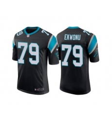 Men's Carolina Panthers #79 Ikem Ekwonu 2022 Black Stitched Jersey