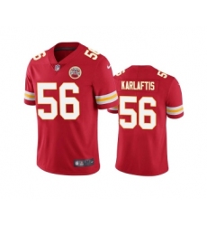 Men's Kansas City Chiefs #56 George Karlaftis Red Vapor Untouchable Limited Stitched Football Jersey