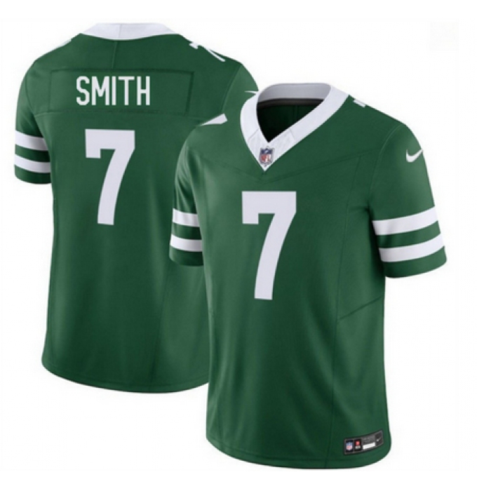 Men's New York Jets #7 Geno Smith Green 2025 F.U.S.E. Vapor Untouchable Limited Stitched Jersey