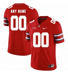 Men's Ohio State Buckeyes Active Player Custom Red With Big Patch College Stitched Jersey