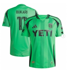 Mens Austin FC adidas Green 2025 The Heartbeat Kit Authentic Player Jersey