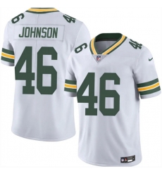 Men's Green Bay Packers #46 Amar Johnson White 2025 Vapor Untouchable Limited Football Stitched Jersey