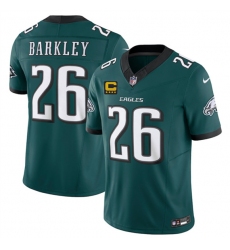 Men's Philadelphia Eagles #26 Saquon Barkley Green 2025 F.U.S.E. With 4-Star C Vapor Untouchable Limited Football Stitched Jersey