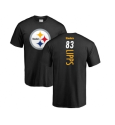 Football Pittsburgh Steelers #83 Louis Lipps Black Backer T-Shirt
