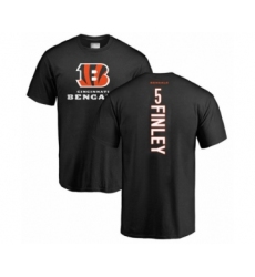 Football Cincinnati Bengals #5 Ryan Finley Black Backer T-Shirt