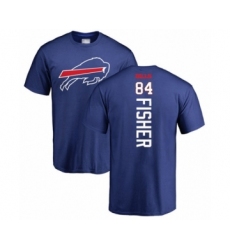 Football Buffalo Bills #84 Jake Fisher Royal Blue Backer T-Shirt