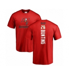 Football Tampa Bay Buccaneers #26 Sean Bunting Red Backer T-Shirt