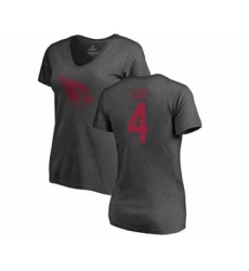 Football Women's Arizona Cardinals #4 Andy Lee Ash One Color T-Shirt
