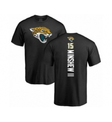 Football Jacksonville Jaguars #15 Gardner Minshew II Black Backer T-Shirt