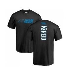 Football Carolina Panthers #25 Eric Reid Black Backer T-Shirt