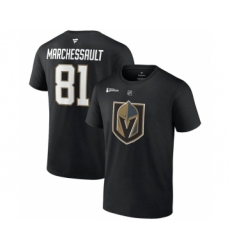Men's Vegas Golden Knights #81 Jonathan Marchessault Black 2023 Stanley Cup Champions Name & Number T-Shirt