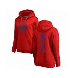 Basketball Women's Philadelphia 76ers #22 Mattise Thybulle Red One Color Backer Pullover Hoodie