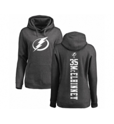 Hockey Women's Tampa Bay Lightning #35 Curtis McElhinney Charcoal One Color Backer Pullover Hoodie