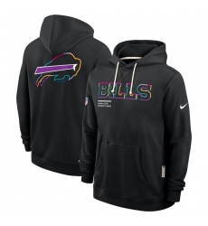 Men's Buffalo Bills Black 2025 Crucial Catch Dri-FIT Hoodie
