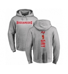 Football Tampa Bay Buccaneers #9 Matt Gay Ash Backer Pullover Hoodie