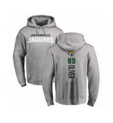 Football Jacksonville Jaguars #89 Josh Oliver Ash Backer Pullover Hoodie