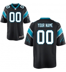 Men's Carolina Panthers Nike Black Custom Game Jersey