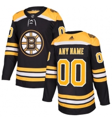 Men's Boston Bruins adidas Black Authentic Custom Jersey