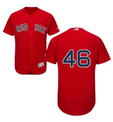 Men's Majestic Boston Red Sox #46 Craig Kimbrel Red Alternate Flex Base Authentic Collection MLB Jersey